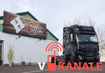 Actros SoloStar с интерьером в японском стиле – салон с уникальным тюнингом