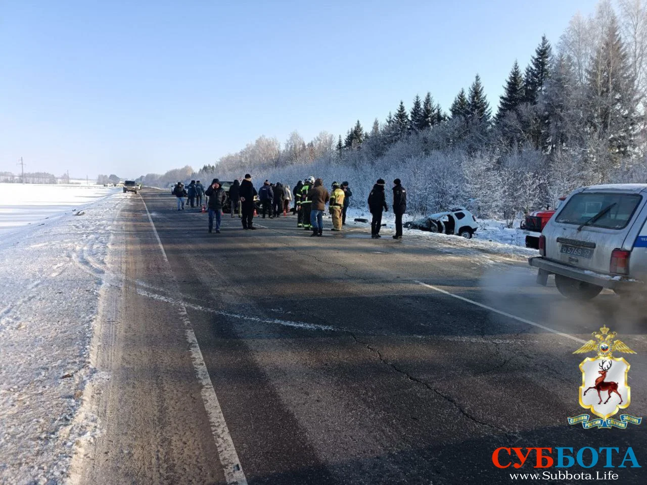 Три человека погибли в ДТП на автодороге Вад — Перевоз