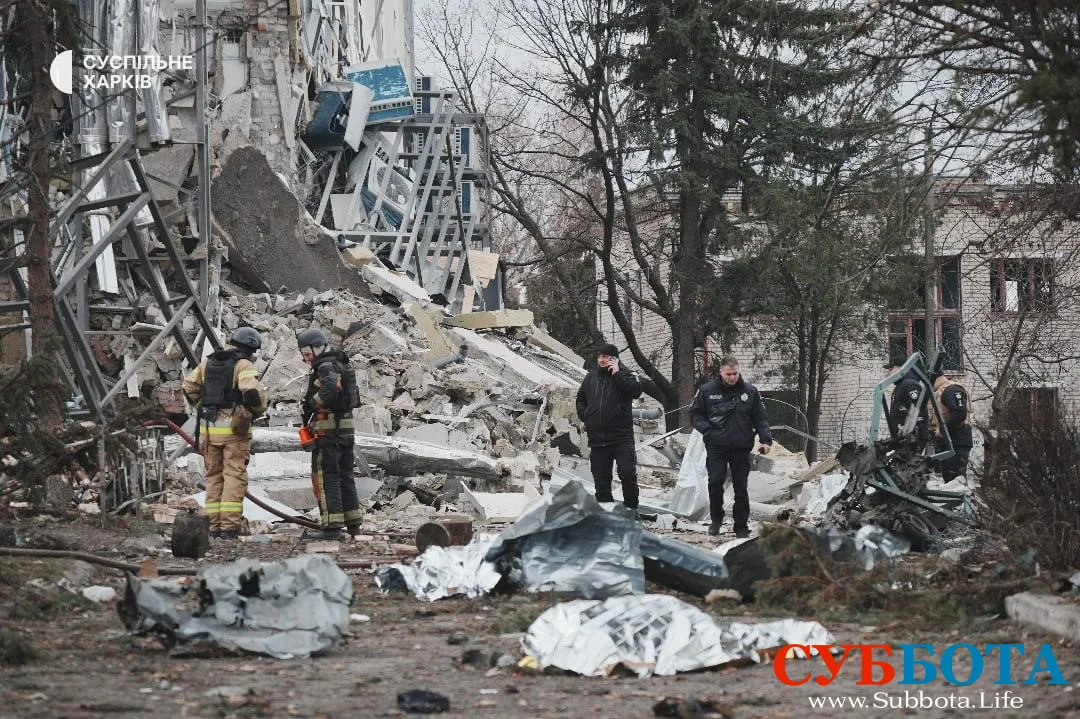 Ракетный удар был нанесен по администрации города Изюм Харьковской области